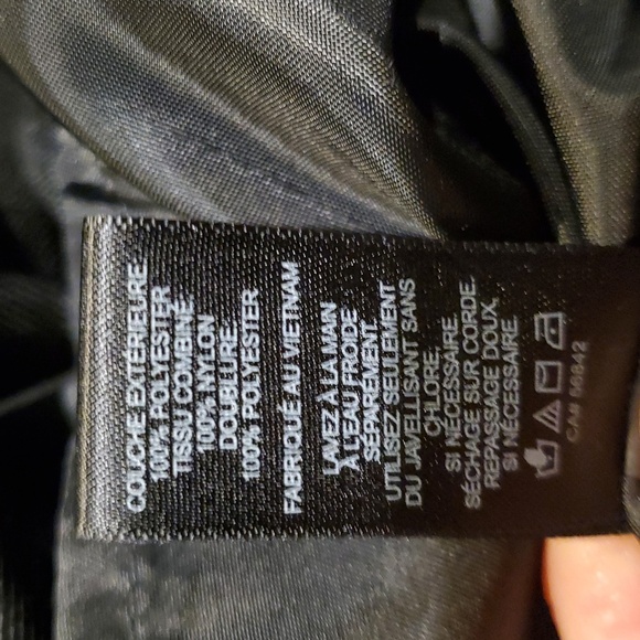 Express Women's Size 4 Black Strapless Pleated Midi Dress with Mesh Detail - Picture 7 of 7